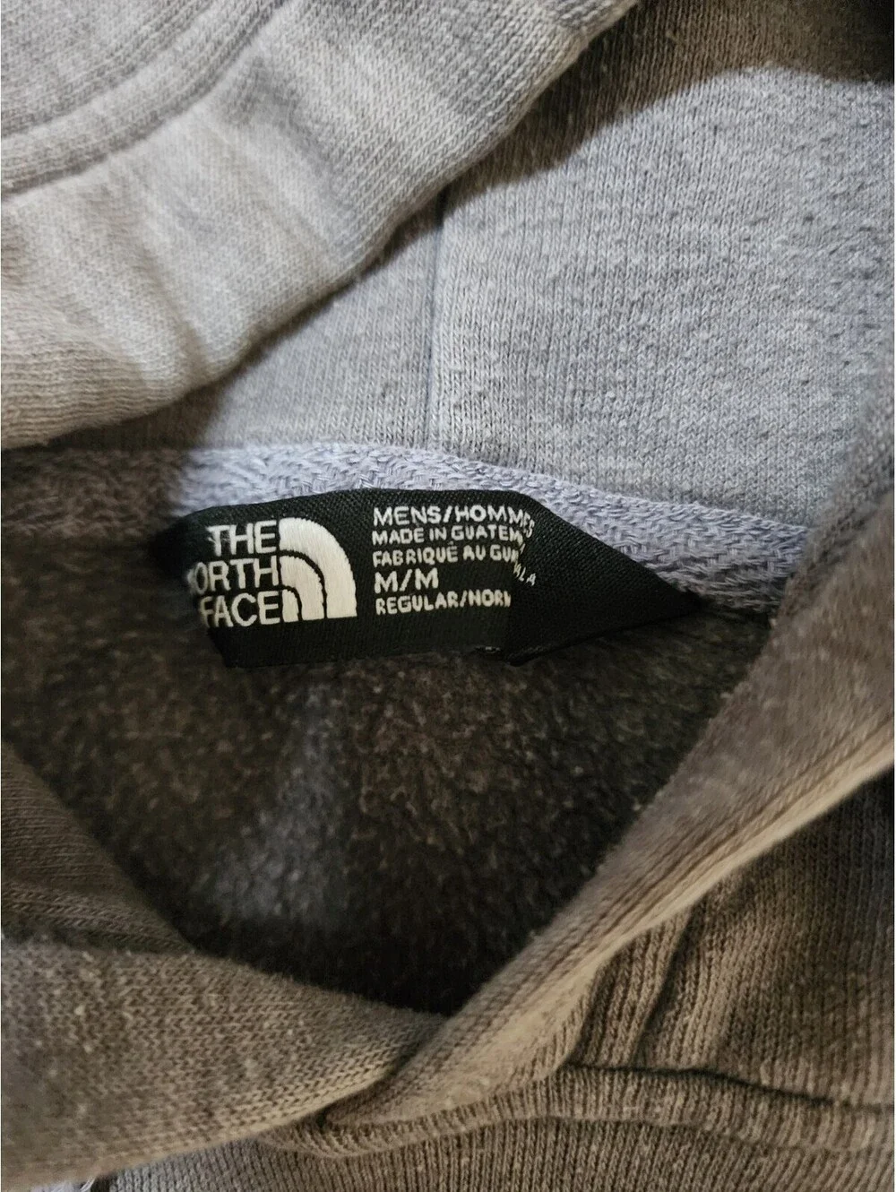Northface Grey Hoodie Mens Medium Long Sleeve
